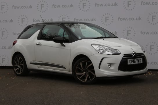 A 2016 DS DS3 1.2 PureTech 110 DStyle Nav 3dr [Cruise control + speed limiter,Arkamys Hi-Fi speakers with digital amplifier and subwoofer,Dark tinted rear windows]