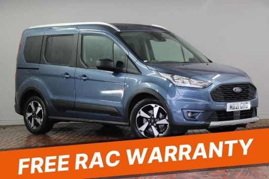 A 2021 FORD TOURNEO CONNECT 1.5 EcoBlue 120 Active 5dr Powershift [Pan Roof, Heated Seats, Apple CarPlay, Cruise Control, Rear Camera, FREE Warranty]