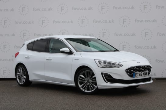 A 2019 FORD FOCUS VIGNALE 1.0 EcoBoost 125 5dr Auto [18" Alloys, Rear Privacy Glass, Leather Upholstery, Heated Front Seats, Heated Steering Wheel]