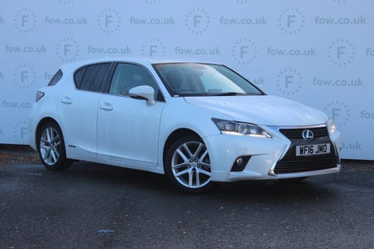 A 2016 LEXUS CT 200h 1.8 Luxury 5dr CVT Auto [Front and rear parking sensors, LED daytime running lights]