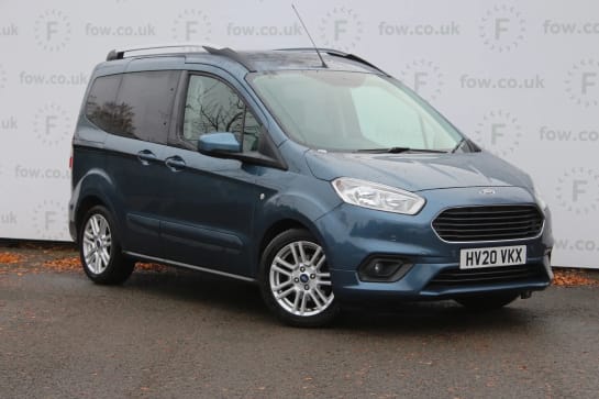 A 2020 FORD TOURNEO COURIER 1.5 TDCi Titanium 5dr [Privacy glass,Sat Nav,Silver roof rails,16"Alloys]