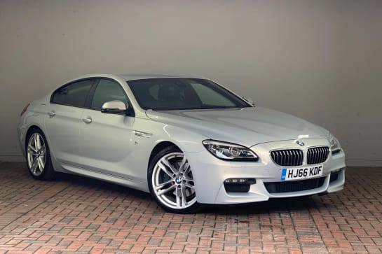 A 2016 BMW 6 SERIES 640d M Sport 4dr Auto [Front Comfort Seats, Head-Up Display, Harman Kardon, Adaptive LED Headlights, Reverse Camera, Privacy Glass, Exclusive Nappa Le