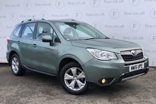 A 2015 SUBARU FORESTER 2.0 XE Premium Lineartronic 5dr [Bluetooth Handsfree Phone Connection,Sat Nav,Rear view camera,Self levelling suspension ,Steering wheel mounted audio