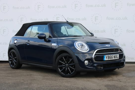 A 2017 MINI CONVERTIBLE 2.0 Cooper S 2dr Auto [Chili/Media Pack XL] [17" Black Cosmos Alloys, Heated Seats, Wind Deflector, Comfort Access System, Always Open Timer, John Coo