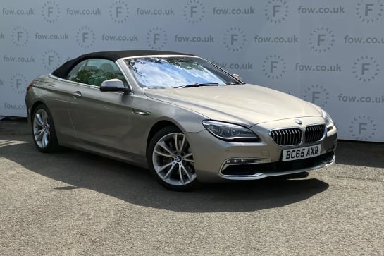 A 2015 BMW 6 SERIES 640i SE 2dr Auto [19"Alloys,Climate Comfort Windscreen,Dakota Leather,Front/rear Parking distance control,iDrive controller and display with 10.2" mon