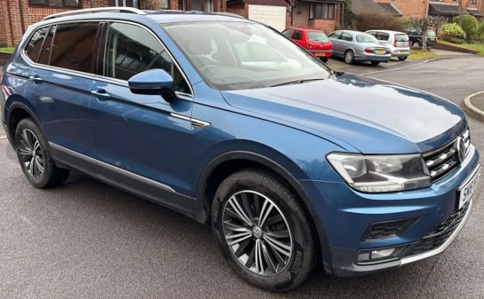 A 2018 VOLKSWAGEN TIGUAN ALLSPACE 2.0 TDI SE Nav 5dr [ Bluetooth phone integration system , Front and rear parking sensors , Pre crash system ]