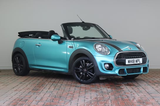 A 2018 MINI CONVERTIBLE 1.5 Cooper 2dr [JCWSport Pack] MINI John Cooper Works Sports Pack, MINI Navigation System, Automatic Air Conditioning, Seat Heating for Driver and Fro
