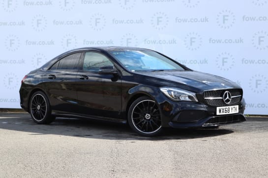 A 2019 MERCEDES-BENZ CLA CLASS CLA 200 AMG Line Night Edition Plus 4dr [Park Assist, LED Headlights, Memory Pack, Heated Seats, Sat Nav, Rear Camera, 18" Alloys, Pan Roof]