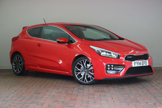 A 2014 KIA PRO CEED 1.6T GDi GT Tech 3dr [Reversing camera, Heated front seats, Bluetooth audio streaming]