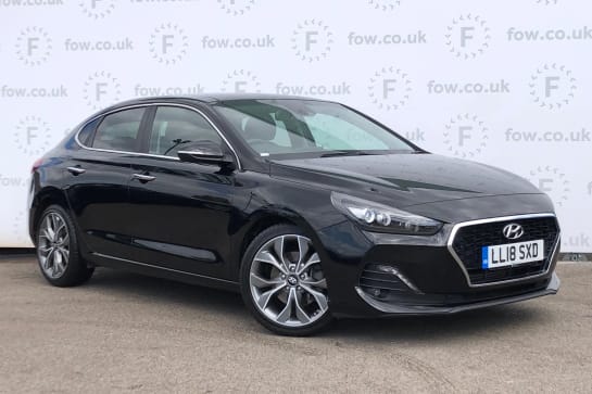 A 2018 HYUNDAI I30 FASTBACK 1.4T GDI Premium SE 5dr DCT [Lane keep assist,Parking guidance system ,Rear view camera ,Steering wheel mounted audio/phone controls ,Dab Radio,18"All