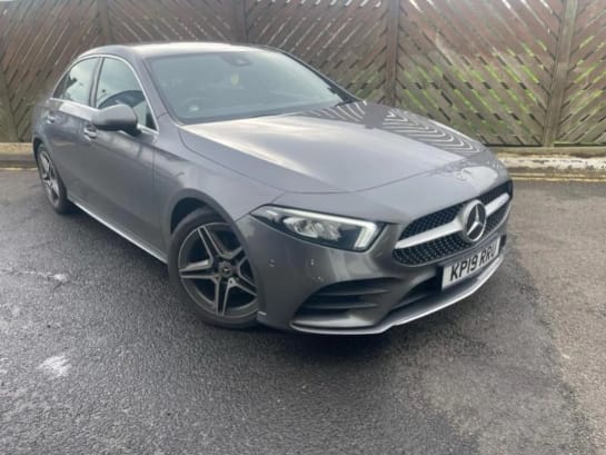 A 2019 MERCEDES-BENZ A CLASS A200 AMG Line Executive 4dr Auto [18" AMG 5 twin spoke light alloy,Active lane keep assist,Privacy glass]