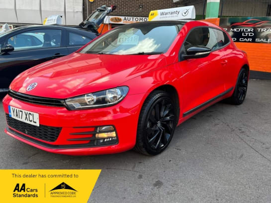 A 2017 VOLKSWAGEN SCIROCCO GT BLACK EDITION TSI BMT