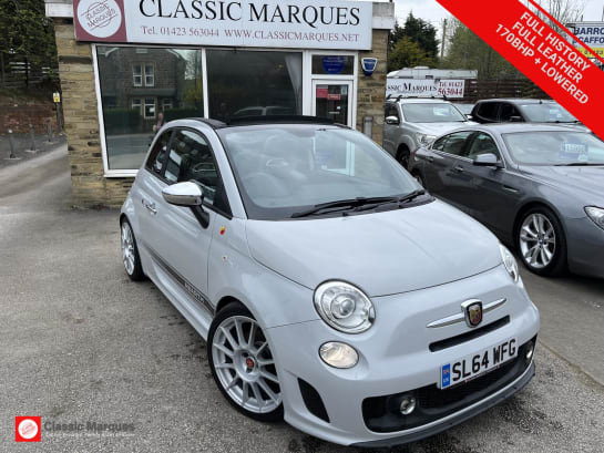A 2015 ABARTH 500C 1.4 T-Jet Convertible 2dr Petrol Manual Euro 5 (135 bhp)