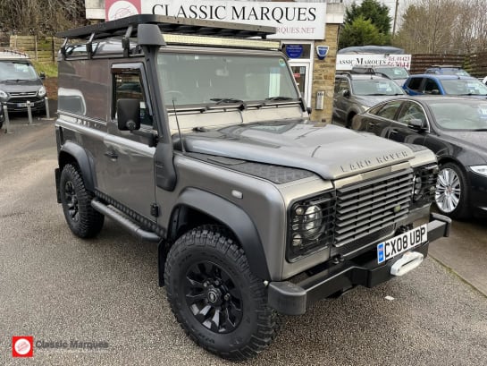 A 2008 LAND ROVER DEFENDER 90 2.4 TDCi County Hard Top SUV 3dr Diesel Manual 4WD SWB Euro 4 (122 bhp)