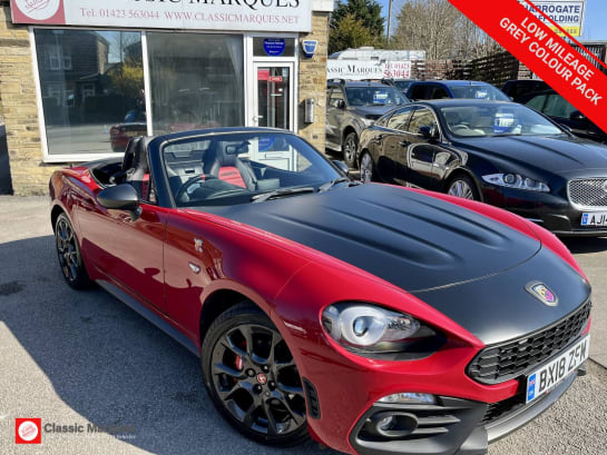 A 2018 ABARTH 124 SPIDER 1.4 MultiAir Convertible 2dr Petrol Manual Euro 6 (170 ps)