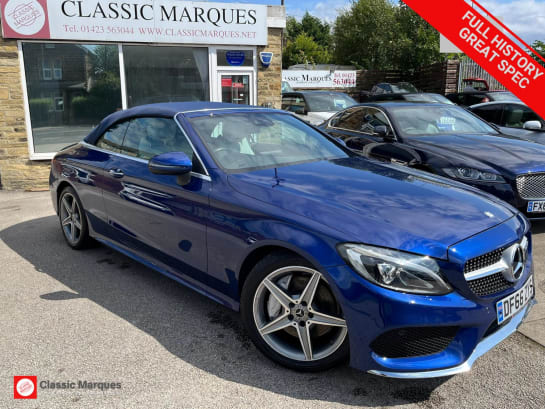 A 2016 MERCEDES-BENZ C CLASS 2.1 C250d AMG Line (Premium Plus) Cabriolet 2dr Diesel G-Tronic+ Euro 6 (s/s) (204 ps)