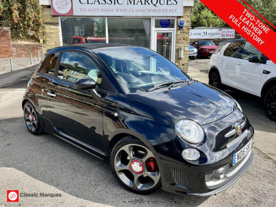 A 2016 ABARTH 595C 1.4 T-Jet Turismo Cabrio 2dr Petrol Manual Euro 6 (160 bhp)