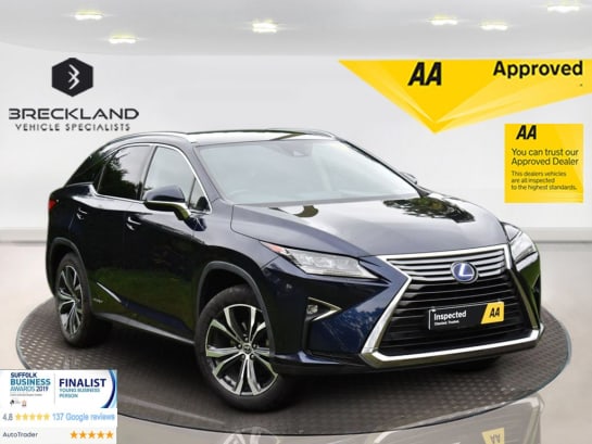 A null LEXUS RX 3.5 450h V6 Luxury SUV 5dr Petrol Hybrid CVT 4WD Euro 6 (s/s) (313 ps) ***1