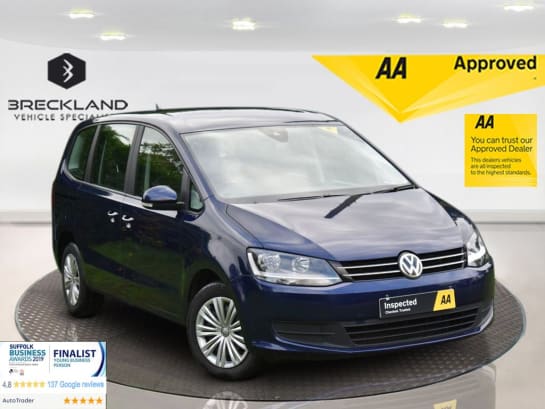 A null VOLKSWAGEN SHARAN 2.0 TDI S MPV 5dr Diesel DSG Euro 6 (s/s) (150 ps) ***128 AA POINT CHECK **