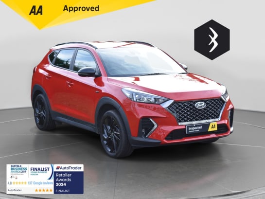 A null HYUNDAI TUCSON 1.6 T-GDi N Line SUV 5dr Petrol DCT Euro 6 (s/s) (177 ps) ***128 AA POINT C