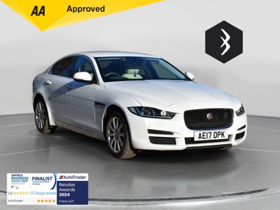 A 2017 JAGUAR XE PRESTIGE AWD