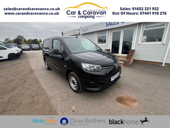 A 2022 TOYOTA PROACE CITY 1.5 BlueHDi Active Short Panel Van 5dr Diesel Manual SWB Euro 6 (s/s) (100