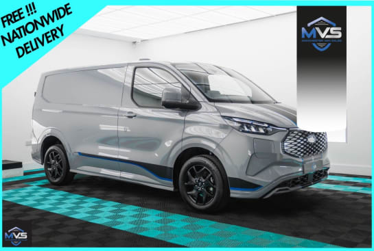 A null FORD E-TRANSIT CUSTOM 320 65kWh Sport Electric SWB 220bhp AUTO - Grey Matter FULLY ELECTRIC HIGH