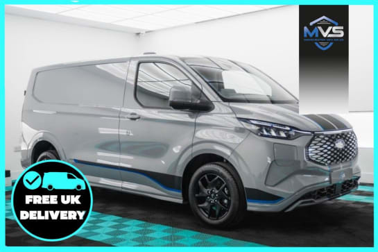 A null FORD E-TRANSIT CUSTOM 320 65kWh Sport Electric SWB 220bhp AUTO - Grey Matter FULLY ELECTRIC HIGH