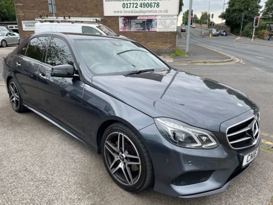 A 2016 MERCEDES E CLASS E220 BLUETEC AMG NIGHT EDITION