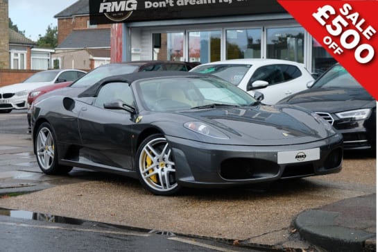 A null FERRARI 430 4.3 SPIDER F1 2d 479 BHP LOW MILES FULL SERVICE HISTORY CHALLENGE REAR GRIL