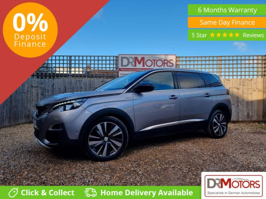 A null PEUGEOT 5008 1.2 PureTech GT Line SUV 5dr Petrol Manual Euro 6 (s/s) (130 ps) ++ 18 MONT