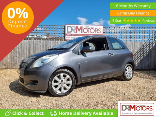 A null TOYOTA YARIS 1.3 VVT-i TR Hatchback 3dr Petrol Manual (141 g/km, 85 bhp) FULL SERVICE HI
