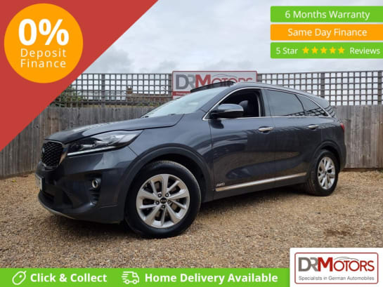 A null KIA SORENTO 2.2 CRDi KX-3 SUV 5dr Diesel Auto AWD Euro 6 (s/s) (197 bhp) SAT NAV+ CAMER