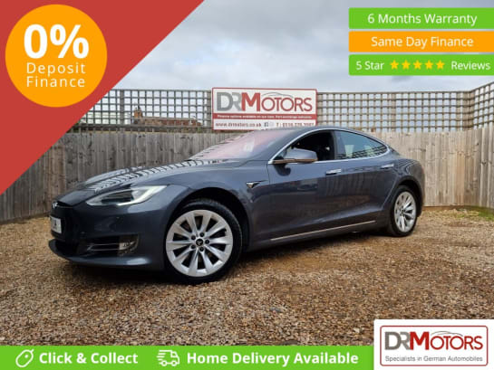 A null TESLA MODEL S 75 Hatchback 5dr Electric Auto (315 bhp) £0 R/TAX+ SAT NAV+ CAMERA+ PAN ROO