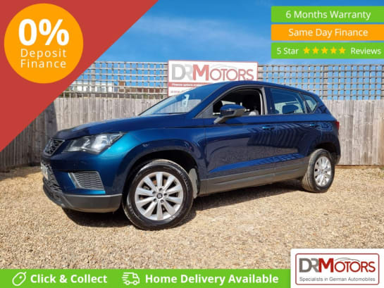 A null SEAT ATECA 1.0 TSI Ecomotive S SUV 5dr Petrol Manual Euro 6 (s/s) (115 ps) BLUETOOTH +