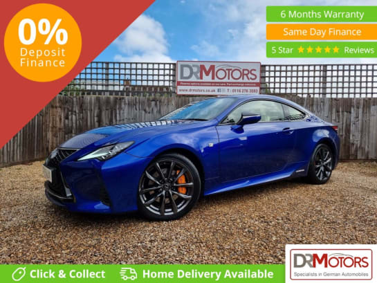 A null LEXUS RC 2.5 300h F Sport Coupe 2dr Petrol Hybrid E-CVT Euro 6 (s/s) (223 ps) SAT NA