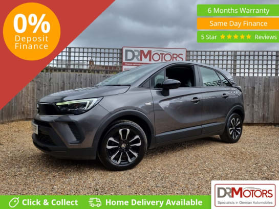 A 2022 VAUXHALL CROSSLAND 1.2 Design SUV 5dr Petrol Manual Euro 6 (s/s) (83 ps) BLUETOOTH + CRUISE +