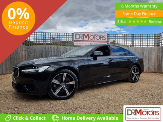 A 2020 VOLVO S90 2.0h T8 Twin Engine 10.4kWh R-Design Plus Saloon 4dr Petrol Plug-in Hybrid