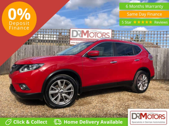 A 2016 NISSAN X-TRAIL 1.6 DIG-T n-tec SUV 5dr Petrol Manual Euro 6 (s/s) (163 ps) + SAT NAV + R/C