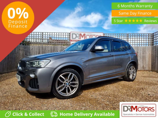 A 2014 BMW X3 2.0 20d M Sport SUV 5dr Diesel Auto xDrive Euro 6 (s/s) (190 ps) SAT NAV +