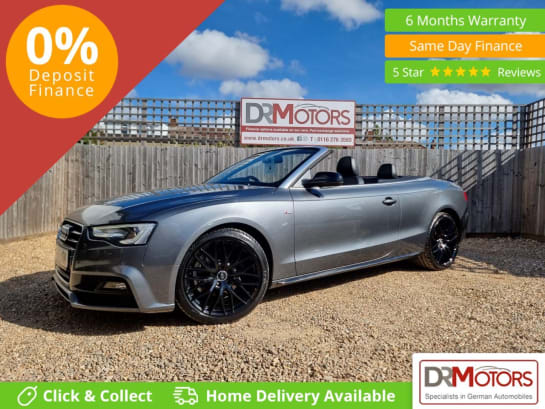 A 2015 AUDI A5 CABRIOLET 2.0 TDI S line Special Edition Plus Convertible 2dr Diesel Multitronic Euro