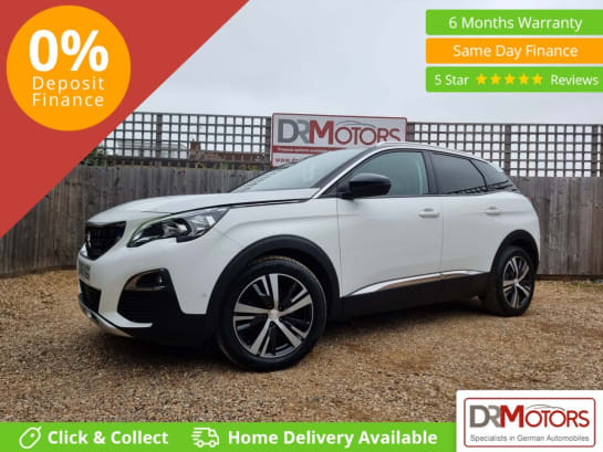 A 2018 PEUGEOT 3008 1.2 PureTech Allure SUV 5dr Petrol Manual Euro 6 (s/s) (130 ps) + SAT NAV +