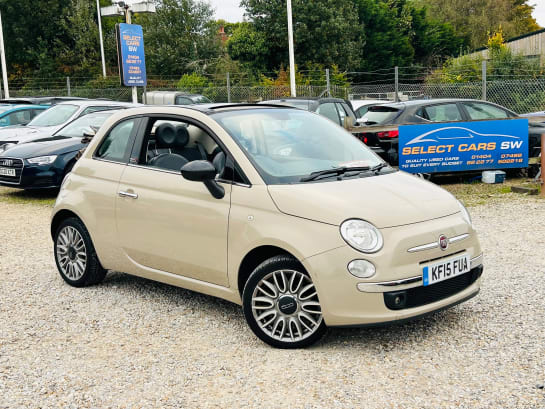 A 2015 FIAT 500C 1.2 TwinAir Cult Convertible 2dr Petrol Manual Euro 6 (s/s) (69 bhp)