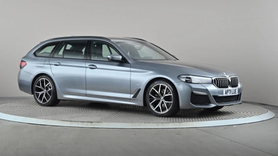 A 2022 BMW 5 SERIES TOURING 520d MHT M Sport Step Auto