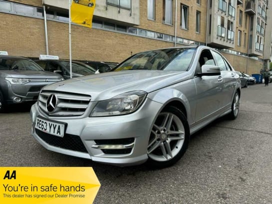 A 2014 MERCEDES C CLASS C180 BLUEEFFICIENCY AMG SPORT