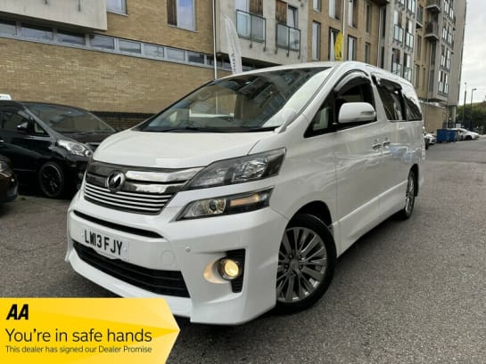 A null TOYOTA VELLFIRE 2.4 SE AUTO PEARL WHITE