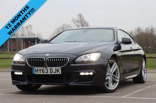 A null BMW 6 SERIES GRAN COUPE 3.0 640d M Sport Saloon 4dr Diesel Auto Euro 5 (s/s) (313 ps) Just Serviced