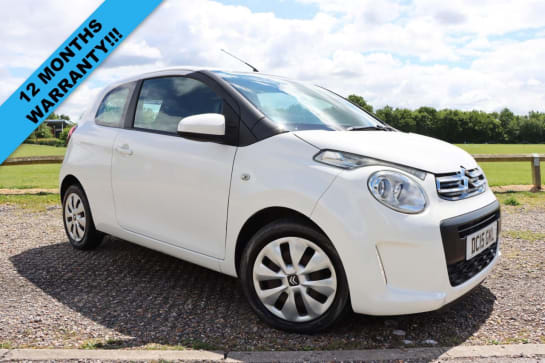 A 2015 CITROEN C1 1.0 VTi Feel Hatchback 3dr Petrol Manual Euro 6 (68 ps) Just Serviced Ready