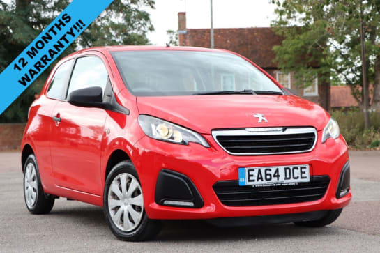 A 2014 PEUGEOT 108 1.0 VTi Access Hatchback 3dr Petrol Manual Euro 5 Euro 5 (68 ps) Cheap to r