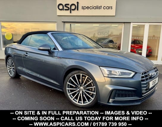 A null AUDI A5 CABRIOLET 2.0 TFSI S line Convertible 2dr Petrol S Tronic Euro 6 (s/s) (190 ps) PDC,